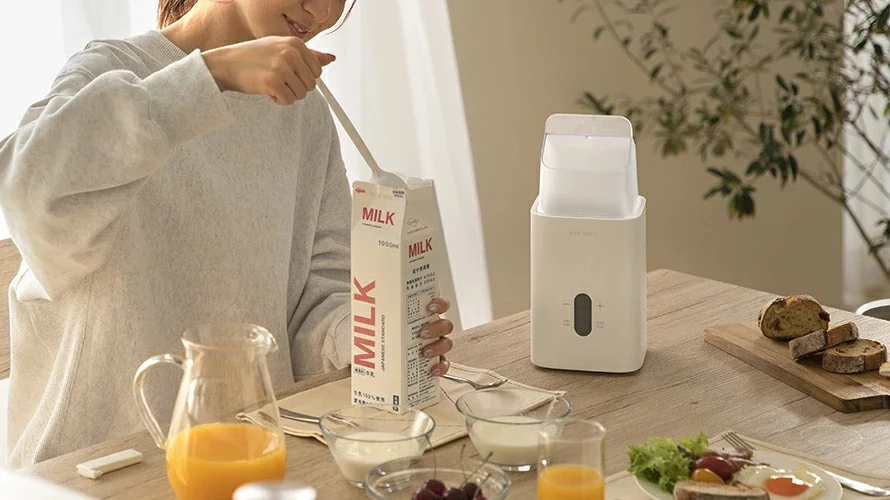 牛乳パックをそのまま使用可能。