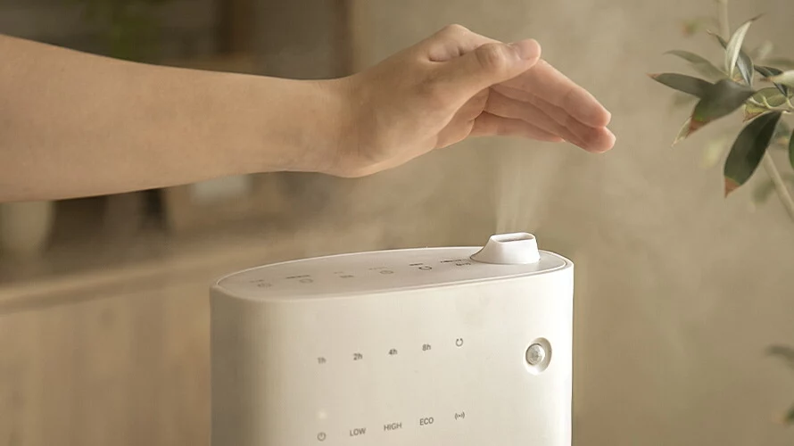 暮らしにやさしい超音波加湿方式