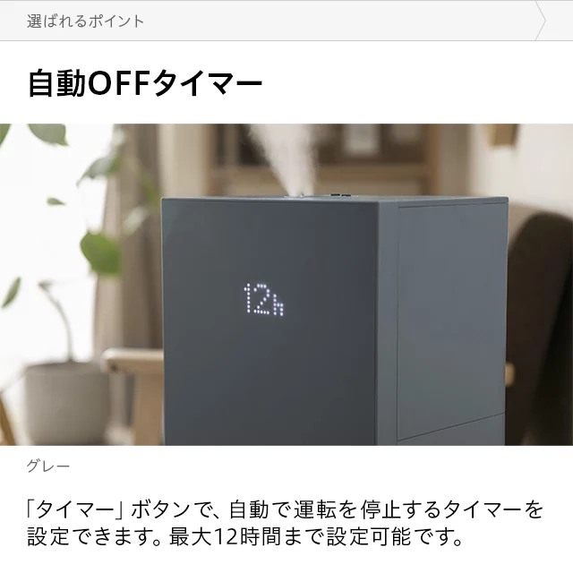 5.5L W除菌機能 ハイブリッド加湿器 UVライト+ヒーター除菌