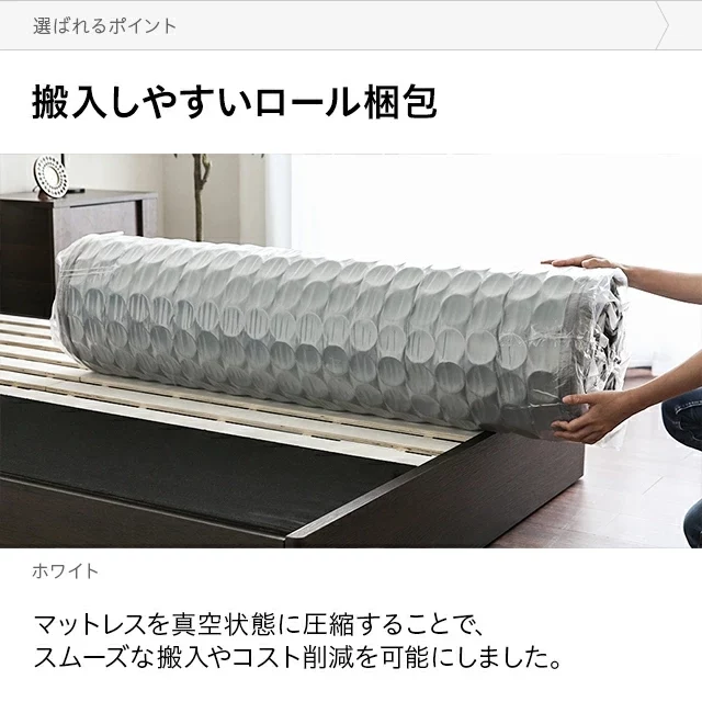ポケットコイルマットレス プレミアム 厚さ20cm S/SD/D｜モダンデコ