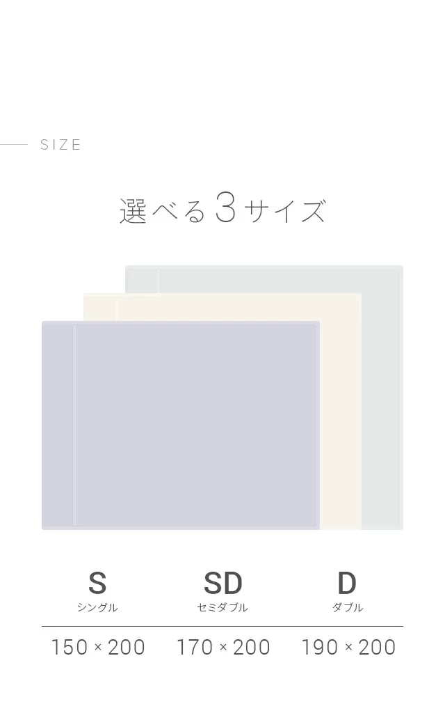 選べる3サイズ