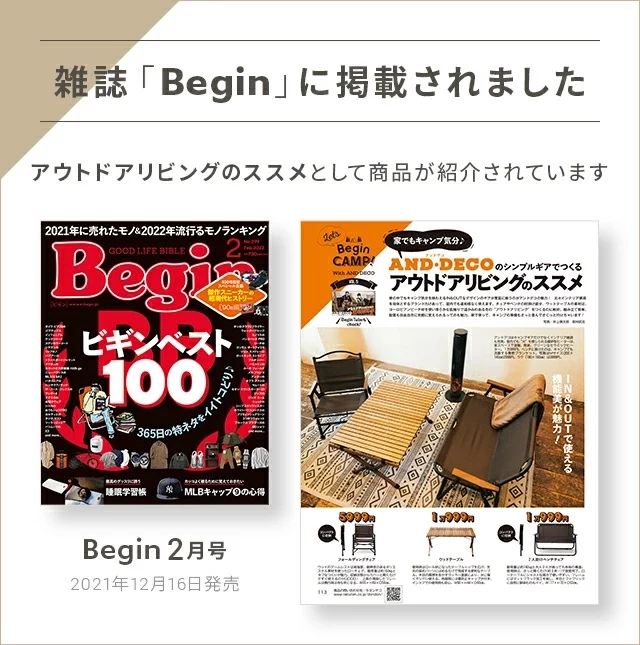 雑誌Beginに掲載されました