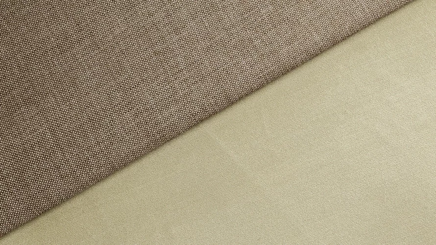 2種類の異なる生地