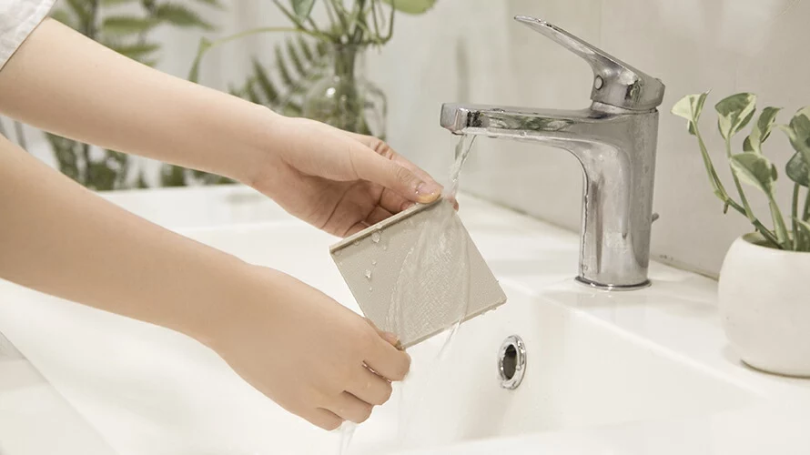 水洗い可能でお手入れラクラク