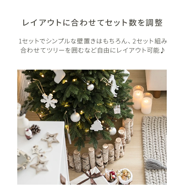 レイアウトに合わせてセット数を調整