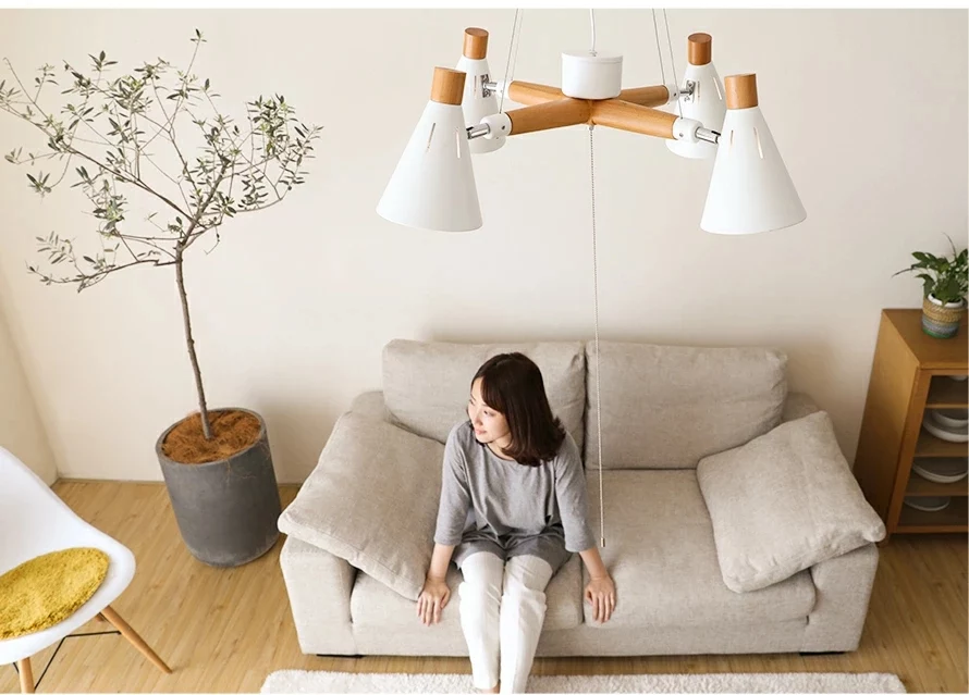LEDシーリングライト4灯タイプ昼光色LED付の使用イメージ