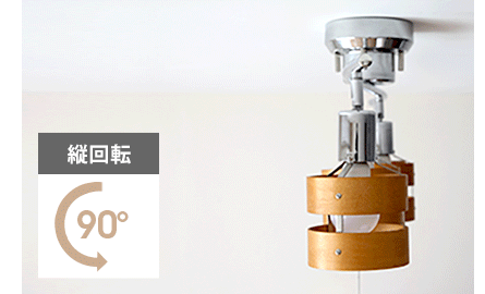 LEDシーリングライト6灯タイプ電球色LED付の使用イメージ