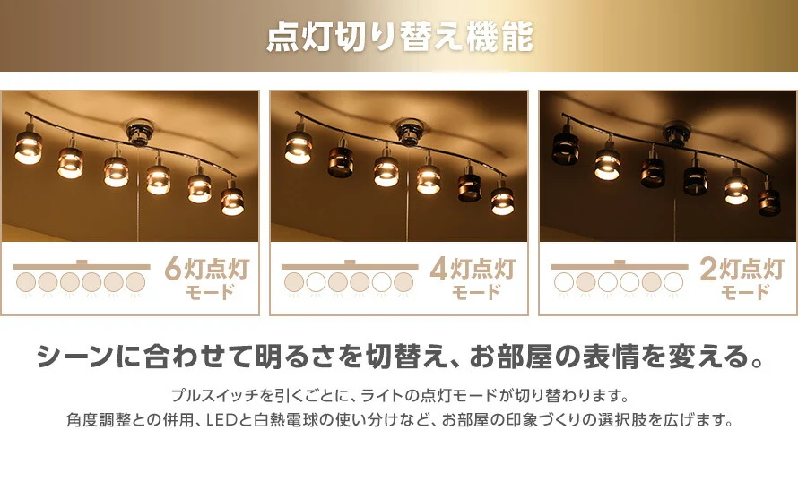 点灯切り替え機能