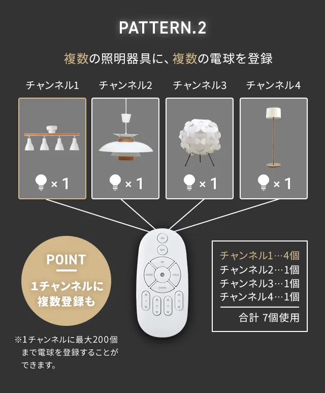 モダンデコ シーリングライト【リモコン、調光調色LED電球付き】 調光調色LED電球 専用リモコン｜モダンデコ公式｜インテリア・家具の