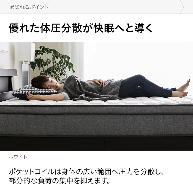 ポケットコイルマットレス プレミアム 超極厚 厚さ25cm S/SD/D