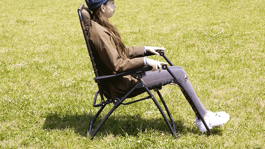 無段階リクライニング