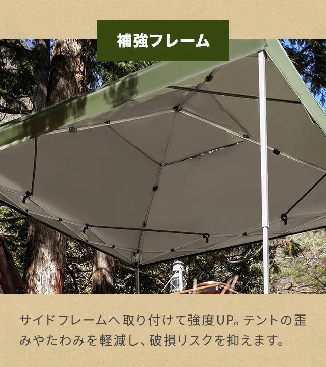 タープテント UVカット 風に強い 防水 新開発のブラックコーティング