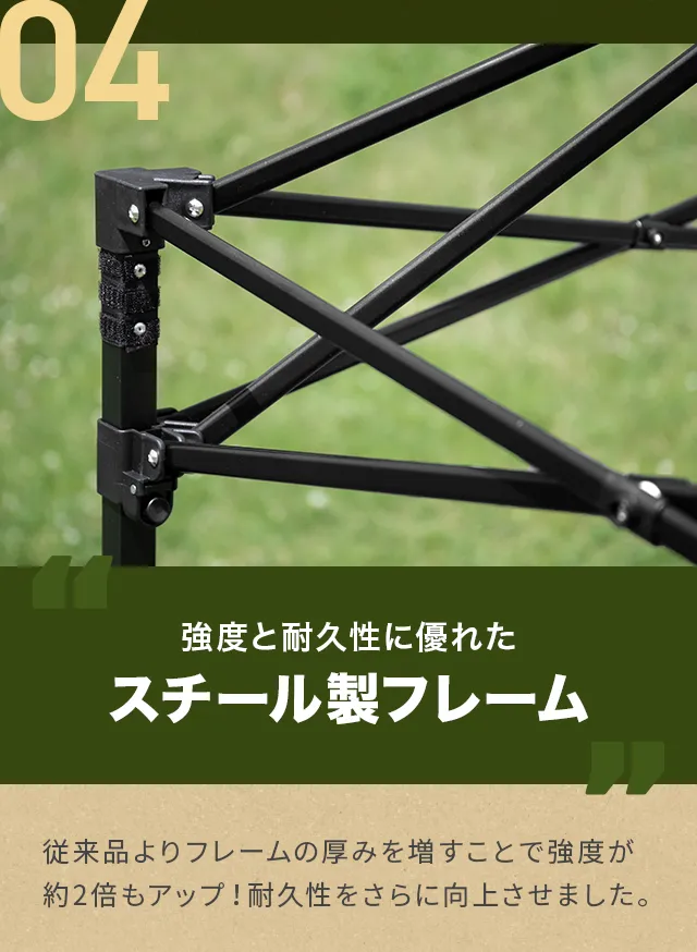 タープテント UVカット 風に強い 防水 新開発のブラックコーティング