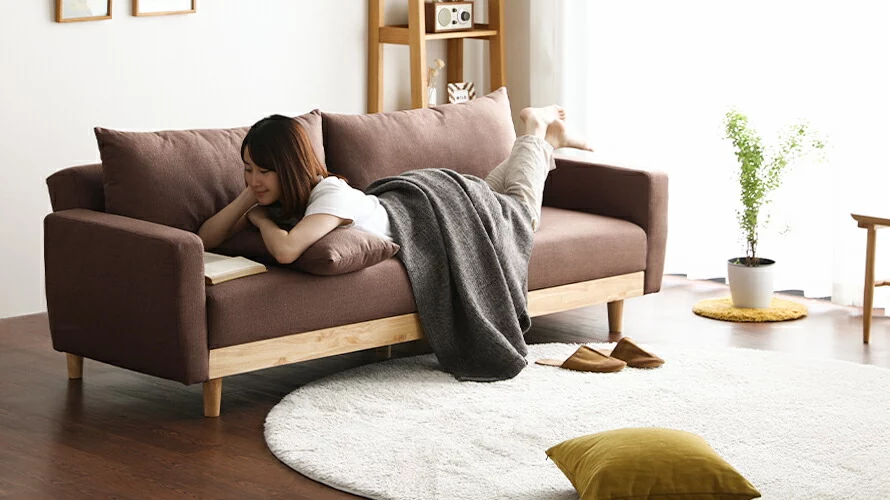 自然体が美しい、癒しのソファベッド