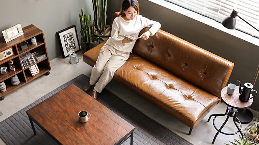 すっきりスマートなソファベッド
