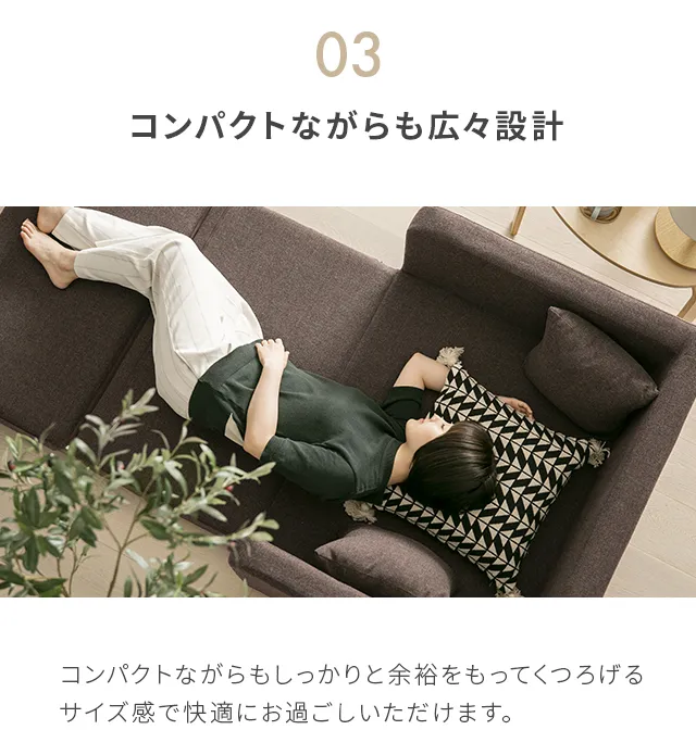 幅103cm・コンパクトにくつろげる] 2WAY マルチソファーベッド ロー