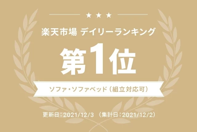 楽天市場デイリーランキング第1位