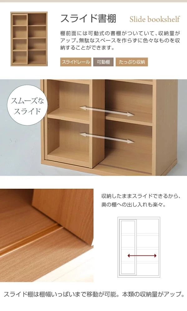 6BOXギャラリー、スライド書棚