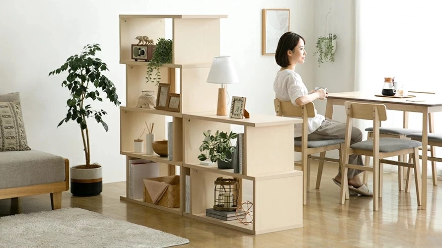 アイディア次第で使い方いろいろ、空間の仕切りとして
