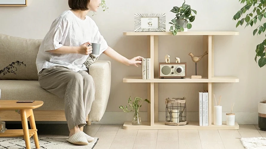 アイディア次第で使い方いろいろ、サイドテーブルとして