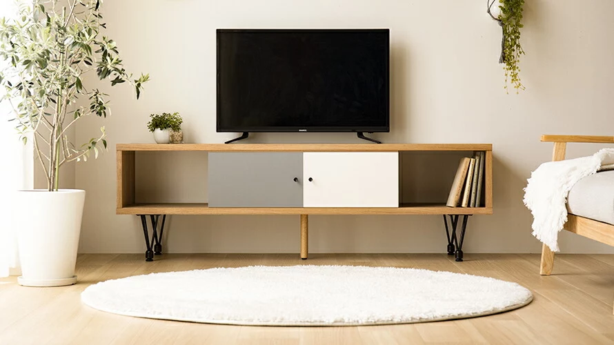 大型テレビにも対応の耐荷重