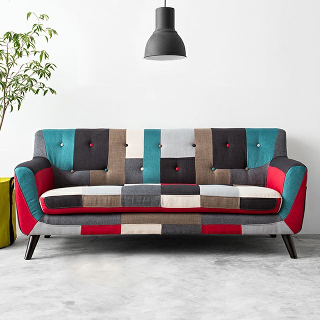[幅165cm] 3人掛けマルチカラーソファ