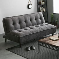 [幅188cm・座り心地高評価] 3人掛けソファベッド フルフラット 傷に強いペット対応生地も