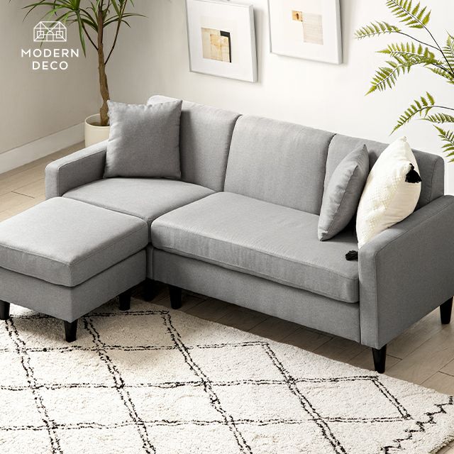 幅165cm] 3人掛けカウチソファ レギュラータイプ｜モダンデコ公式