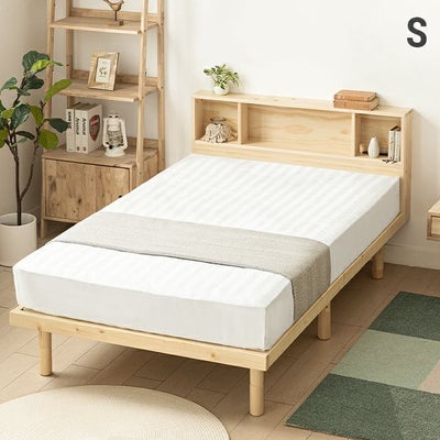 [S/SD/D]すのこベッド 宮付きタイプ