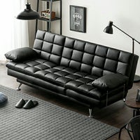 [幅190cm] 3人掛け3WAYレザーソファーベッド