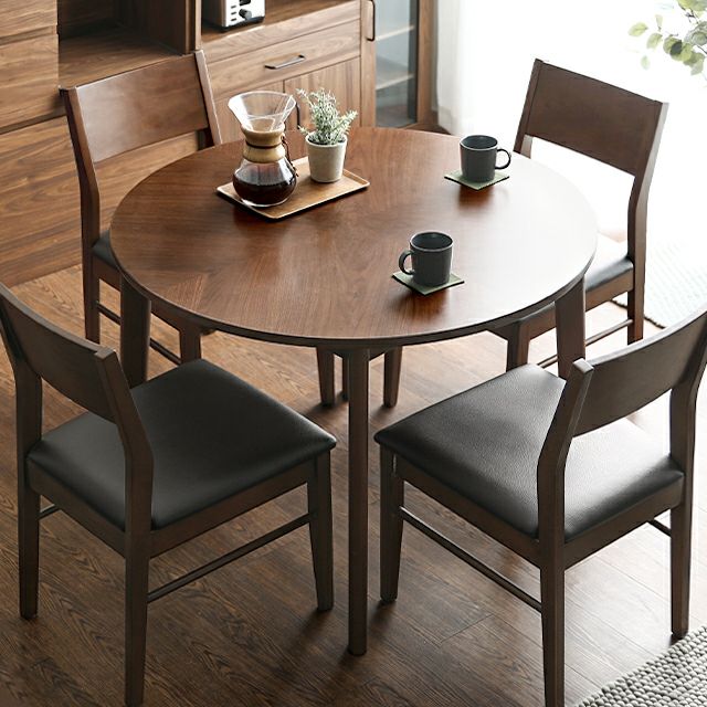 丸テーブル木製ダイニング 北欧 4人掛け｜モダンデコ公式｜インテリア