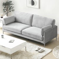 [幅200cm] 3人掛けストレートソファ ベーシック