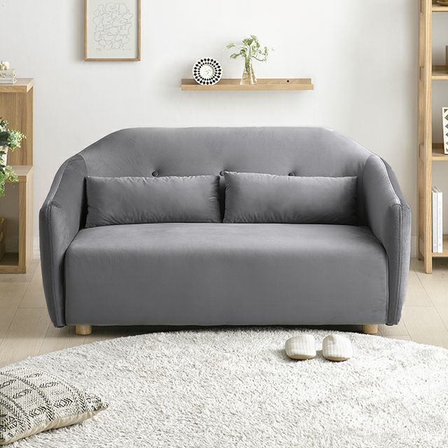 幅140cm] 2人掛けベロアボックスソファ｜モダンデコ公式｜インテリア