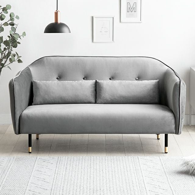 [幅140cm] 2人掛けコンパクトソファ アンティーク調