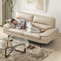 [幅187cm] 3人掛けレザーソファ