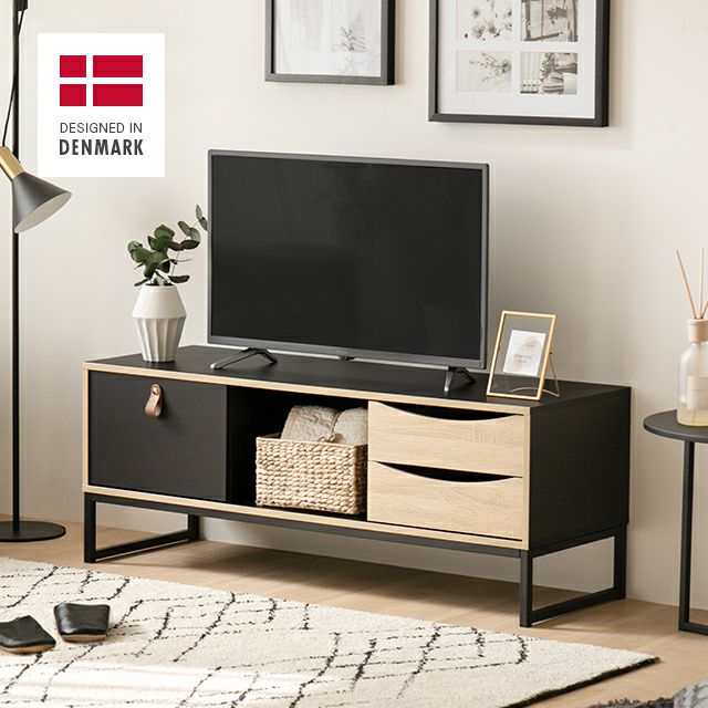 幅118cm デンマーク デザイン テレビボード｜モダンデコ公式