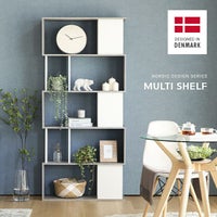 幅80cm デンマークデザイン シェルフ
