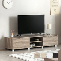 幅150cm デンマーク デザイン ロースタイル収納付きテレビボード