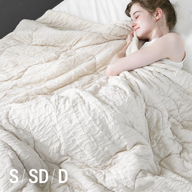 くしゅくしゅケット 冷感リバーシブル 190×140cm 洗える